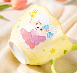 Mug en céramique moderne avec motif de lapin en relief, couleur sous-glaçure, passe au lave-vaisselle, pour le bureau, le petit-déjeuner, le lait, cadeau d'<span class=keywords><strong>anniversaire</strong></span> pour femme - Product Image 3