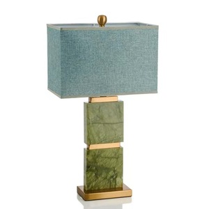 Phong cách Mỹ ánh sáng sang trọng PLA + ABS Đèn bàn mới Trung Quốc xuyên biên giới phòng ngủ nhà phòng khách Đèn bàn - Product Image 3