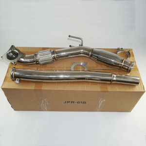 OTP 배기 파이프 3.0 ''V W 골프 GT I MK5 MK6 Je Tta /AD A3 2.0T 2006-2010 하향 파이프와 200 셀 고양이 - Product Image 1