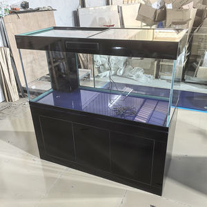 Lampu Led tangki ikan vertikal logam campuran aluminium lampu kaca akuarium tangki ikan besar dengan filter Eco - Product Image 4