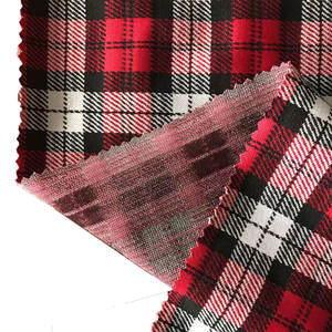 Tessuto Elasticizzato Jacquard Ponte De <span class=keywords><strong>Roma</strong></span> alla Moda ed Ecologico, 90% Poliestere 10% Spandex, Twill Elasticizzato a Quadri per Abbigliamento Femminile - Product Image 4