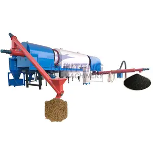 Best selling long time burning high temperature bbq modern charcoal making machine stove from rice husk