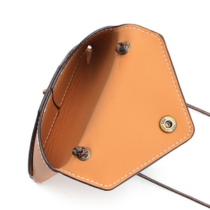 Women's Mini Top Grain Leather Coin <b>Purse</b> with Adjustable Strap Lightweight Zipper Wallet Phone Pouch for Travel Shopping - Product Image 2