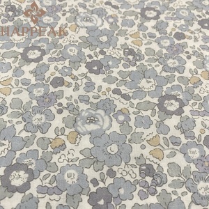 Tissu en coton <span class=keywords><strong>Liberty</strong></span> botanique de luxe HAPPEAK, 80s, pur coton, imprimé floral, respirant, pour robes de créateurs - Product Image 4