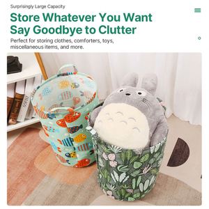 Wholesale Bulk Collapsible Laundry <b>Basket</b> Hotel Housekeeping Storage Commercial <b>Foldable</b> Waterproof Hamper for Hospital - Product Image 2