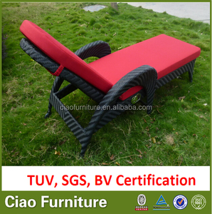 Ensemble de chaises longues de jardin en rotin tressé imperméable de luxe, très résistantes, pour extérieur, plage, <span class=keywords><strong>piscine</strong></span>, cour et <span class=keywords><strong>hôtel</strong></span> - Product Image 3