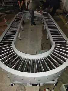 90 Graden 180 Graden Draaiende Power Rollenbaan Systeem Zware Laadroltransportbaan Voor Het Laden Van Transportwagens - Product Image 3