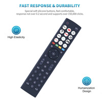 Nuevo reemplazo EN2J36H Control remoto para Hisense VIDAA LCD LED TV 50E77HQ 55E77HQ 65U7HQ