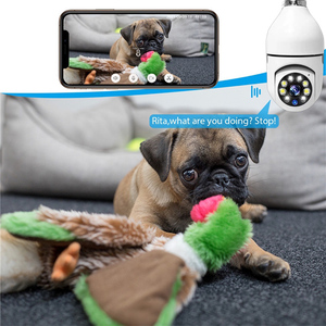 Bóng đèn A6 <span class=keywords><strong>Camera</strong></span> giám sát đầy đủ màu sắc đêm tự động con người theo dõi An ninh trong nhà Màn hình Wifi miini IP <span class=keywords><strong>Camera</strong></span> - Product Image 3