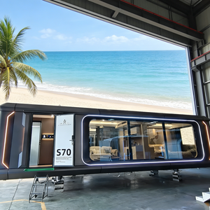 Capsule spatiale S70, cabine au design minimaliste avec grande fenêtre en verre, pod <span class=keywords><strong>de</strong></span> vie modulaire pour les stations balnéaires et les zones panoramiques - Product Image 1