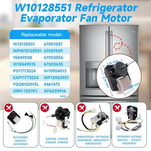 Moteur de ventilateur d'évaporateur de <span class=keywords><strong>réfrigérateur</strong></span> congélateur W10128551 220V pour <span class=keywords><strong>Amana</strong></span> Crosley Maytag KitchenAid - Product Image 4