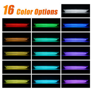 포드 머스탱 2015-2023년형 호환 차량용 RGB LED 후면 사이드 마커 라이트 액세서리 2Pcs, 방향 지시등 도매 FR3Z-15A201-A - Product Image 5