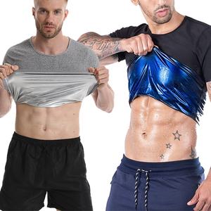 Traje Deportivo YiQun para <span class=keywords><strong>Hombre</strong></span>, Camiseta de Manga Corta, <span class=keywords><strong>Chaleco</strong></span> Moldeador, Compresión Abdominal, Ropa de Yoga, <span class=keywords><strong>Chaleco</strong></span> Corsé, Camiseta Ajustada para <span class=keywords><strong>Hombre</strong></span> - Product Image 4
