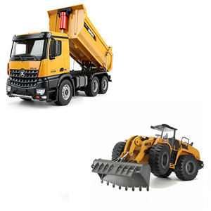 Huina 1583 Nueva Versión Mejorada Camión Bulldozer a Control Remoto de 22 Canales Escala 1/14 Modelo <span class=keywords><strong>RC</strong></span> de Metal y Plástico para Simulación Infantil - Product Image 3