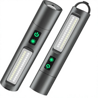 Lampe torche LED zoomable en gros, haute luminosité, rechargeable USB-C, avec crochet magnétique, 7 modes, éclairage de travail, camping, urgence