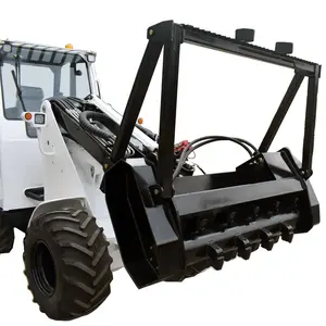 Minicargador de deslizamiento para excavadora, cortacésped forestal, mulcher de tractor, precio barato