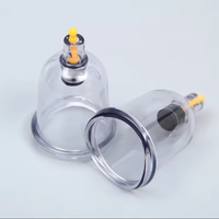 Ventouses Tasses de thérapie Ventouses sous vide en plastique Ventouses jetables pour massage corporel Ventouses Dispositif de ventouses intelligent