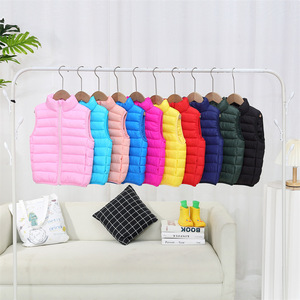Nuevo Chaleco Infantil Otoño Invierno, Multicolor, Sin Mangas, Acolchado, 100% Orientado a la Exportación, Ropa de Moda para Niños - Product Image 6