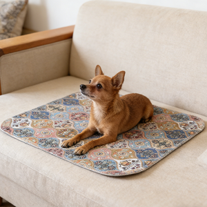 Tapis d'apprentissage lavables écologiques pour animaux de compagnie, vente <span class=keywords><strong>en</strong></span> gros Chine, couches d'apprentissage pour chiens, tapis absorbants réutilisables pour chats - Product Image 1