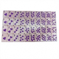 Tuiles de Mahjong de Luxe en Acrylique Imprimées Délicates Tablevibe – Écologiques, Pliables, Durables, Motifs Vifs et Adorables pour la Maison