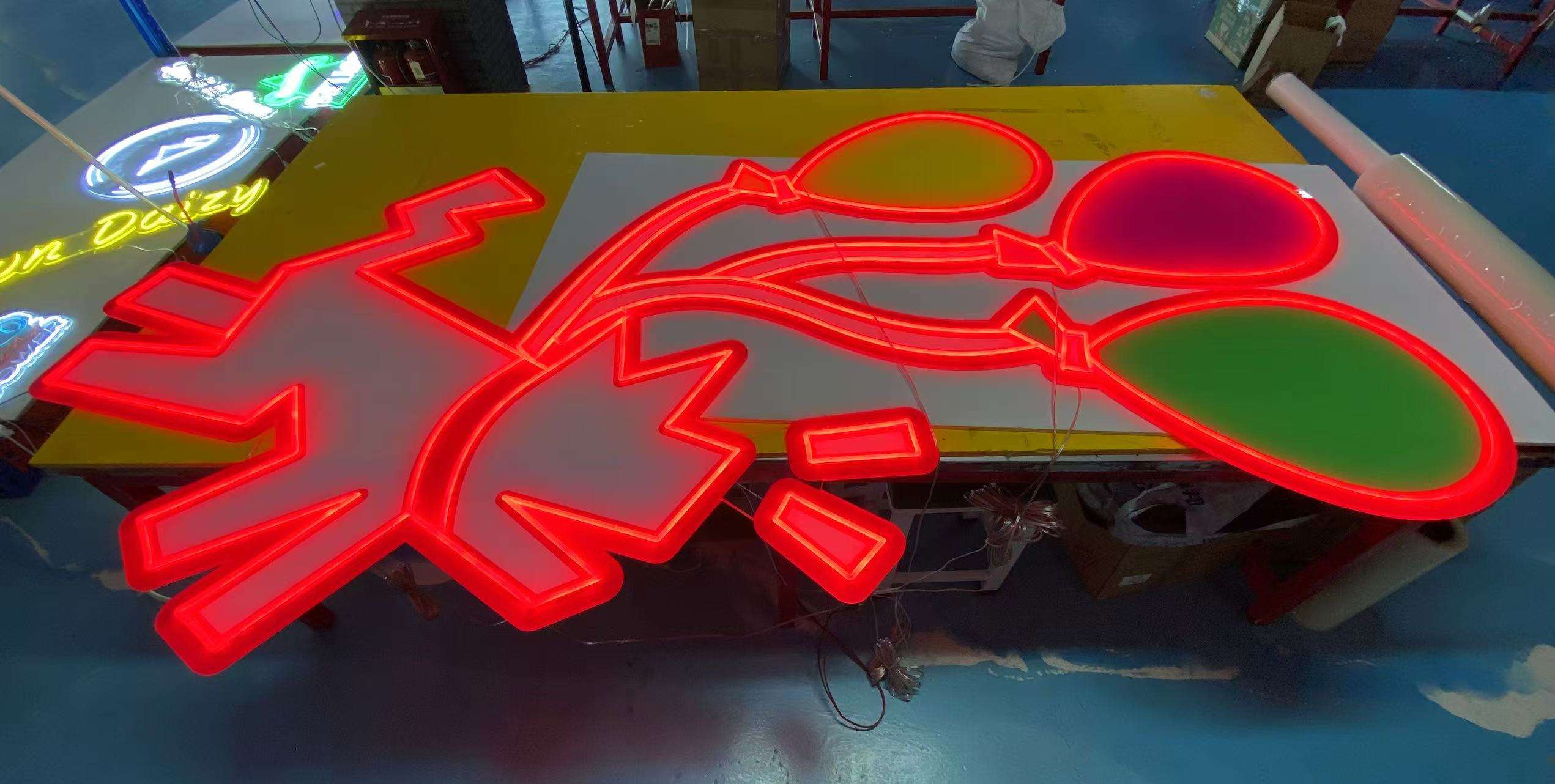 Sonic the Hedgehog LED Neon Sign Indoor Wall Mounted Silicone Body Car Home Animation for Indoor Use