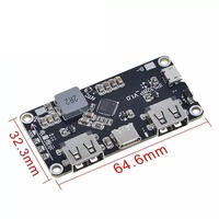 Module de charge rapide bidirectionnel IP5328P, batterie externe, alimentation mobile avec boost 3,7V à 5V9V12V, kits de modules électroniques