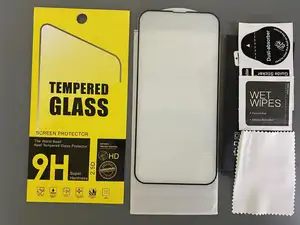 9H Anti Fingerprint HD Vidro Temperado Protetor de Tela para iPhone 15 14 13 12 Ultra Clear Protetor De Tela