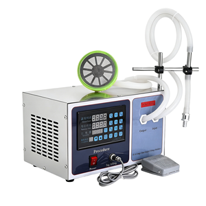 Electric Digital Control Single Head Diaphragm Pump Plastic Liquid Filling <b>Machine</b> for <b>Juice</b> Milk Soda Chemical Applications - Product Image 1