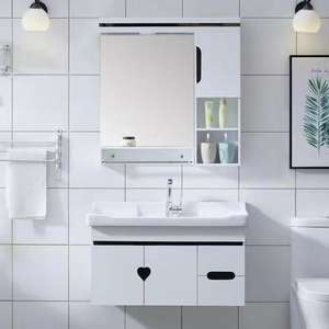 YALIG Nouvelle conception de meuble de rangement moderne, meuble de salle de bain, vasque de salle de bain avec éclairage - Product Image 3