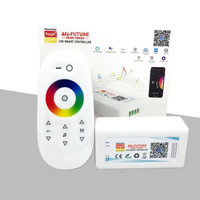 Contrôleur WiFi intelligent Tuya Alexa Google Home DC5-24V vocal gradateur de couleur unique CCT RGB RGBW RGB CCT 5 en 1 bande LED APP RF 2.4G