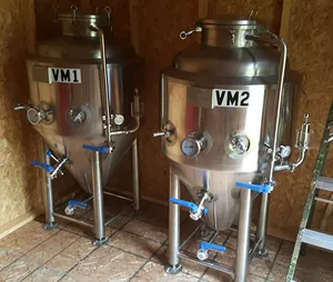 200l cuve de fermentation conique/veste de refroidissement de glycol commerciale fermenteurs pour Offre Spéciale