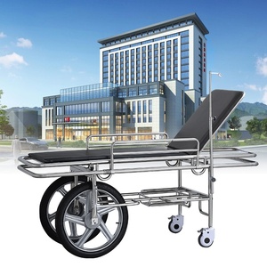 Chariot de transfert robuste en acier inoxydable, <span class=keywords><strong>lit</strong></span> de sauvetage multifonctionnel pour levage et transfert, chariot de manutention modulable - Product Image 2