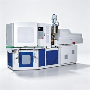 เครื่องผลิตขวดพลาสติกแบบโรตารี่เซอร์โวประสิทธิภาพสูง ZQ40 เครื่องฉีดขึ้นรูปขวดสำหรับบรรจุภัณฑ์เครื่องสำอาง - Product Image 1