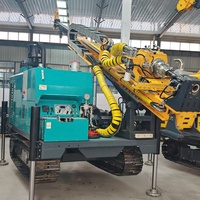 Foreuse hydraulique complète EX800 avec moteur diesel Cummins, pompe de boîte de vitesses et roulement, profondeur max. 300 m pour le forage de minerai