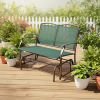 Chaise suspendue de jardin moderne en métal pour 2 personnes, nouvelle conception, vente chaude, imperméable, avec coussin