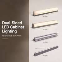Éclairage d'Armoire pour Vitrine, Bibliothèque, Éclairage Sous Armoire, Lumière LED à Double Émission Latérale YBLCFG-23