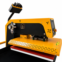 Machine à repasser pneumatique entièrement automatique avec deux tampons en silicone 40x60