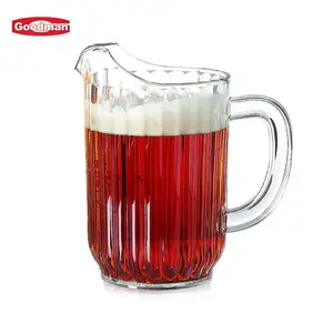 Clear drinkware restaurant bar water jug pitchers beverage beer plastic pitcher