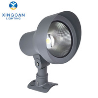 Projecteur LED circulaire COB personnalisable pour jardin botanique, zoo, décoration murale, étanche IP65, 15*2W 15W 30W