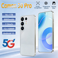 Téléphone portable Camon 50 Pro 5G, écran 7,3 pouces, 16 Go + 1 To de stockage, batterie de 8800 mAh, idéal pour la visualisation quotidienne de vidéos et la lecture multimédia à domicile
