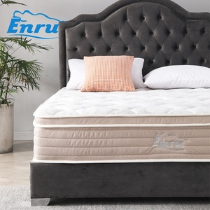 Enru-colchón de muelles de bolsillo de <span class=keywords><strong>3</strong></span> zonas, tamaño completo, espuma cómoda, producción en masa, precio de fábrica, muebles de dormitorio de hotel - Product Image 1