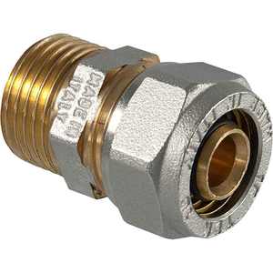 Raccords de compression en laiton Compression droite mâle 26X1 filetage BSPP et BSPT 12mm taille de tuyau en acier inoxydable 316 cuivre - Product Image 1