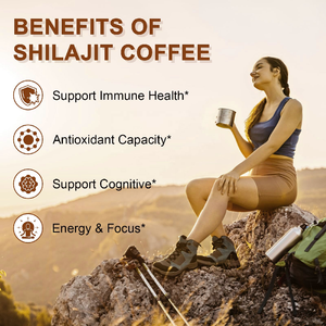 OEM 9 trong 1 Himalaya tự nhiên tinh khiết shilajit bột cà phê với Energizing nấm chiết xuất Guarana Chaga cordyces Ashwagandha - Product Image 2