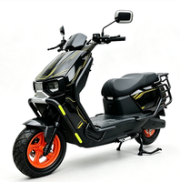 Heavy Duty Brushless Streetbikes Electric Motorcycle 2000W 72V Lithium Battery 40-60km/h Speed Rear Cargo Rack