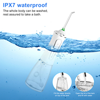 H2ofloss fil dentaire Rechargeable irrigateur dents nettoyage Irrigation orale eau Flosser pour voyage à domicile