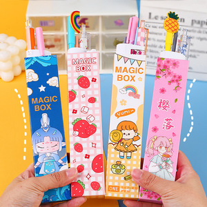 Magic Box Gel Pen Set 5 Piece <b>Blind</b> Box Student School Supplies Office Writing Pens Kids Reward Gifts - Product Image 2