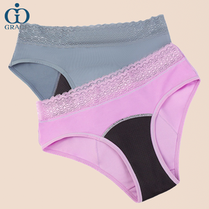 Braguitas Menstruales Reutilizables de Cintura Media, Talla Grande, a Prueba de Fugas, Absorbentes, para la Menstruación - Product Image 5