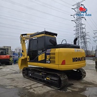 Excavatrice hydraulique Komatsu PC110-7 d'occasion, 11 tonnes, pour travaux de construction