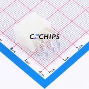 C4255WR-2X03P Wire-to-Board Pin Header Bent Lead Through Hole,P=4.2mm Connector 2x3P 4.2mm Right Angle Insert 6P - Product Image 2
