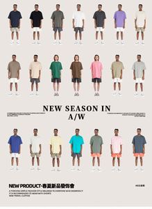 275g Men's Casual Short Sleeved <b>T</b>-Shirt Plus Size Loose Fit American Fashion Style Girls Solid Color 100% Cotton <b>T</b> Shirts - Product Image 3